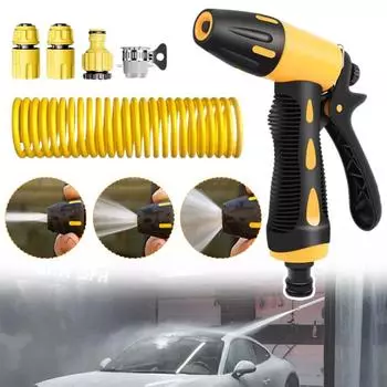 20m Auto Wash High-pressure Nozzle Telescopic Water Gun Household Car Pressurized Hose Spray Garden Cleaning Maintenance Tools