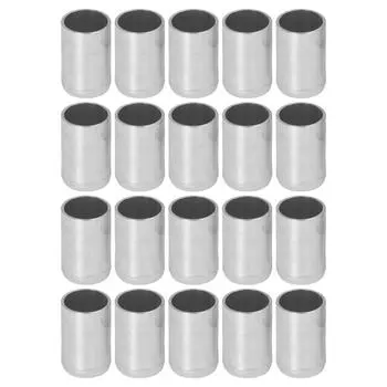 20PCS Air Conditioning Hose Aluminum Cover Strong Strength Air Conditioning Joint Cover for Car 1/2in