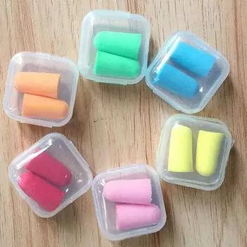 20Pcs Hot Portable Popular Earplugs Container Plastic Mini Storage Box Casket