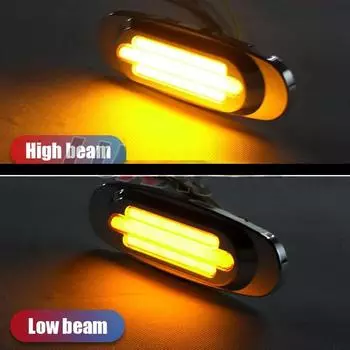 20PCS LED Side Marker Light Trailer Clearance Light Trailer Lantern Chrome 12V 24V 16LED Trucks Indicator Tail Lights красный