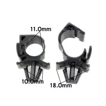 20Pcs Plastic Car Fixed Clips Corrugated Pipe Wiring Harness Wrap Cable Fastener