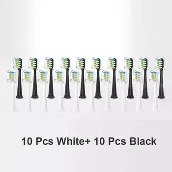 20Pcs Replaceable Toothbrush Heads Compatible For Xiaomi SOOCARE X1 X3 X5 Sonic Electric Tooth Brush Nozzles Vacuum Package AVE