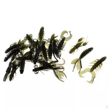 20шт. Шатуны для рыболовных снастей Minnow Green