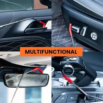 21 Pcs Car Door Tool Kit Inflatable Air Pump Auto Window Door Open Fixing Gripper Tools Long Reach Kits with Carrying Bag
