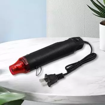 220 В/110 В термофен DIY паяльная температура вентилятор термофен мини электрическая мощность горячая сушилка для поделок термоусадочная трубка упаковка фиолетовый