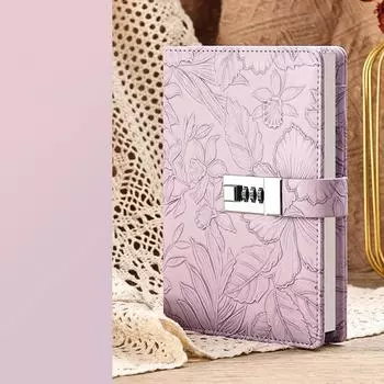 224 Pages Password Book with Lock Protecting Secrets Student Notepad Diary Book Writing Diary
