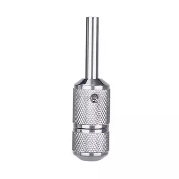 22/25/30mm Tattoo Machine Grip Ergonomic Professional Stainless Steel Tattoo Grip Knurled Handle Durable