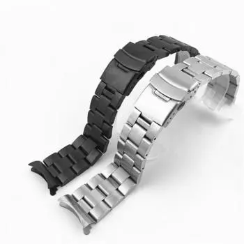 22 мм твердая сталь для Casio MDV106-1A Duro 106 изогнутый браслет для часов OYSTER 22mm oyster серебряный
