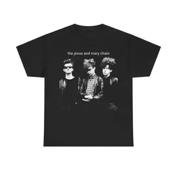 230 г/м 100% хлопок Футболка с изображением Иисуса и Марии в цепочке Gang Of Four Sonic Youth Teenage Fanclub The Vaselines Xtc Suicide Футболка унисекс из плотного хлопка XXS чёрный