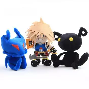 23-30 см аниме Kingdom Hearts плюшевые игрушки милые синие черные тени бессердечные муравьи мягкие игрушки куклы женщины дети подарок