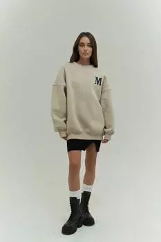 2460 - Толстовка оверсайз Mai Collection Venera Bone