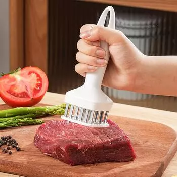 24 лезвия игольчатый нож для мяса из нержавеющей стали молоток для отбивания мяса молоток для отбивания мяса инструменты для готовки XL чёрный