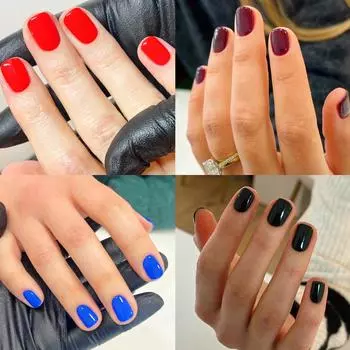 24 шт. накладные ногти, носимые ногти, короткие ногти, однотонная коллекция, ногти для дизайна ногтей, готовые наклейки для ногтей, съемные ногти, накладные наклейки для ногтей