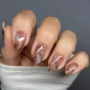 24 шт. накладных ногтей, короткие квадратные накладные ногти, симпатичные дизайны, глянцевые накладные ногти, ногти на Хэллоуин, симпатичные, полное покрытие, клей для ногтей, палочка с 2 мл клея One Size