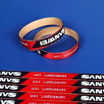 24 шт. оригинальная SANWEI ракетка для настольного тенниса, край ленты, боковая защита, защитная лента для летучей мыши для пинг-понга красный