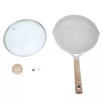 24 см сковорода Maifan Stone Frying Professional предотвращает пригорание, легко очищается, эффективно и равномерно нагревается, готовит