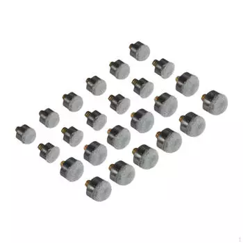 24Pcs Pool Cue Tips Replacement Screw on Stick Maintenance Sticks for Indoor Game