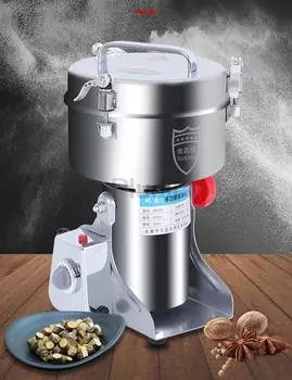 2500G 304 нержавеющая сталь шлифовальная машина коммерческая крупномасштабная дробилка бытовая мельница порошок сверхтонкий шлифовальный станок мельница EU