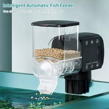250 мл/500 мл Jebao Аквариумная кормушка для рыбок Goldfish Smart Timing Автоматическая цифровая кормушка Часы Таймер Аксессуары для аквариума 1