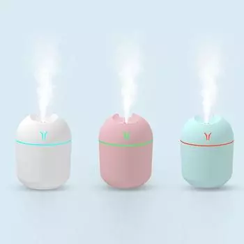 250 мл Мини-увлажнитель воздуха USB Бесшумный диффузор эфирных масел Портативный большой распылитель для автомобиля с диффузором светодиодной ночной лампы