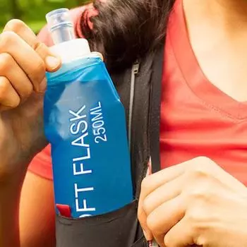 250ml 500ml Water Bottle TPU Folding Soft Flask Sport Water Bag Collapsible Water Bottle Running Camping Hiking Cycling