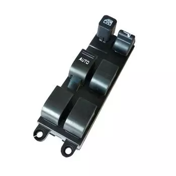 25401-9e000 Переключатель стеклоподъемника с левым рулем для Nissan 200SX 1997-Altima 1998-Frontier 1999-Sentra 1997-Xterra 2000 FST-NI-1227 чёрный