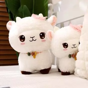 25/30 см мягкие пушистые игрушки овцы мягкие и плюшевые куклы животные плюшевый ягненок для детей детские подарки умиротворяющие игрушки 25cm