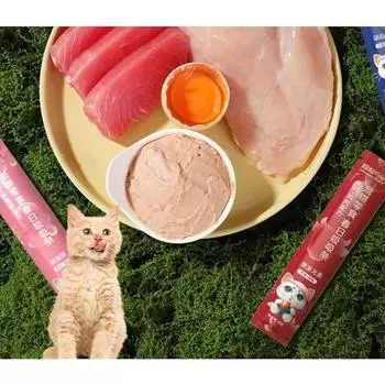 25 шт. лакомств для кошек Cat Stripe Pet Snack Кошачьи батончики Влажный корм для котят Питательный куриный лосось Закуска-консервированная награда за дрессировку домашних животных beef chicken 15gX5