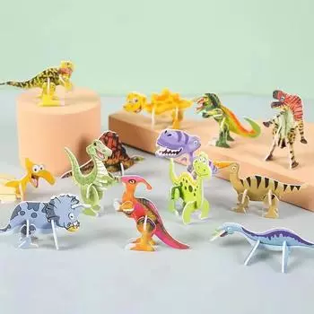 25 шт. обучающая игрушка своими руками подарок для детей 3D трехмерная бумажная головоломка с насекомыми детские игрушки мультяшная сборная модель насекомого Aircraft