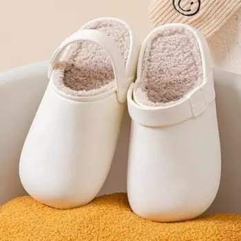 25 Winter Cotton Slippers Women shoe in offers Baotou Indoor Home shoes women Couple Warm Slippers shoes men zapatos mujer tenis 36-37