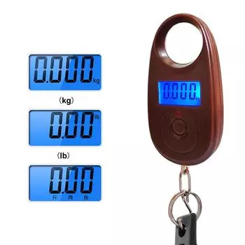 25Kg Portable Mini Fish Controller With Electronic Scale Fish Clamp Fishing Home Portable Equipment красный