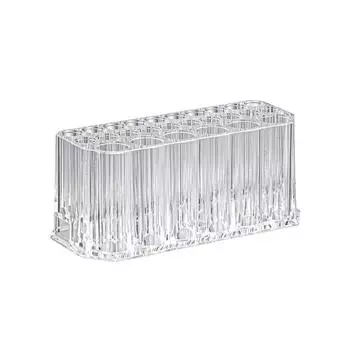 26 Holes Nail Brushes Storage Box Holder Organizer Makeup Brushes Pens Beauty Container Tool Kit Display Shelf Holder