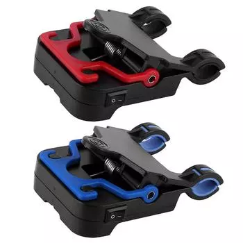 2-1pcs Bicycle Seat Calibrator USB Charging Bike Seat Center Adjuster Bicycle Handlebar Aligner Bicycle Maintenance Accessories красный