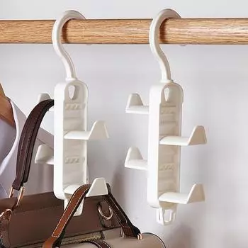 2/1Pcs Purse Hanger Closet Organizer Hooks Multi-purpose Clothes Scarf Bag Hat Hanging Rack Space Saving Wardrobe Storage Hanger