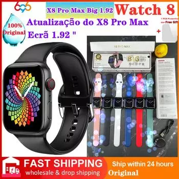 2/3/4/5/6 шт. X8 Pro Max Смарт-часы 1,92 дюйма Циферблат Спорт Сна Мониторинг Пульса Смарт-часы Pk X8 Max Dt8 Max W58 W28 S8 2PCS