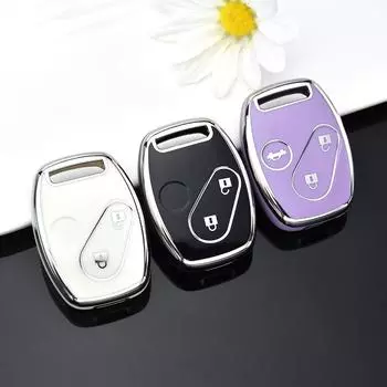 2/3/4 кнопки модный чехол для дистанционного ключа из ТПУ для Honda Accord Civic CRV CR-V Pilot Insight Ridgeline Protector Fob аксессуары 2 Button Key Case белый