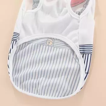 2/3/4PCS Pet Supplies Comfortable Durable Polyester Popular Print Fashionable Cute Small Dog Pet Clothes Pet Dress Puppy Vest