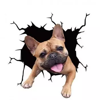 2/3/4PCS Wall Decals Unique Design Can Be Pasted Repeatedly Beautiful Durable Stylish Home Decor Dog Stickers Durable Materials