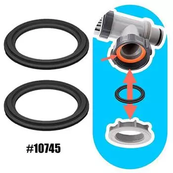 2/4/6pcs Rubber Washer For Intex 10745 10262 10255 Pool O Ring Gasket Replacement Seal Rubber Gasket Swimming Pool Accessories