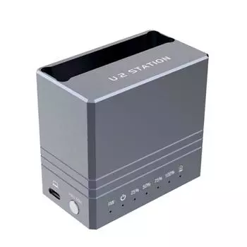 2,5-дюймовый 2-дюймовый жесткий диск SSD Box PowerFree и быстрая зарядка SSD Reader 2,5-дюймовая 2-станция