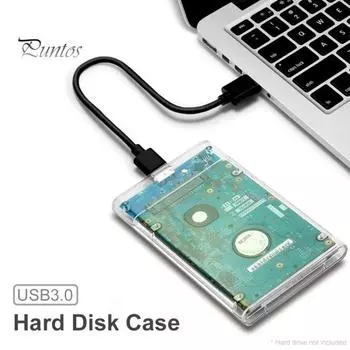 2,5-дюймовый 6 ТБ USB 3.0 6 Гбит/с SATA адаптер для мобильного жесткого диска для ноутбуков прозрачный