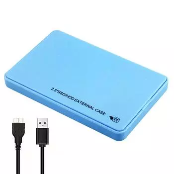 2,5-дюймовый корпус для жесткого диска/твердотельного накопителя USB3.0, корпус для твердотельного накопителя 6 Гбит/с, внешний жесткий диск для MacBook PC белый