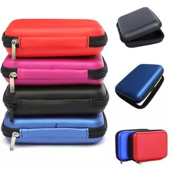2,5-дюймовый внешний USB-жесткий диск, чехол для переноски, чехол для SSD HDD чёрный