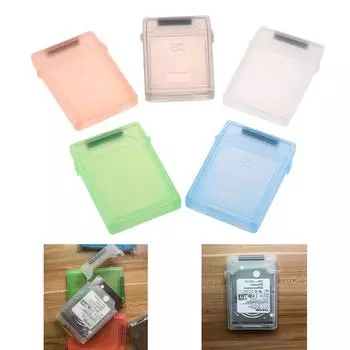 2,5 IDE SATA HDD жесткий диск пластиковый ящик для хранения корпус крышка белый