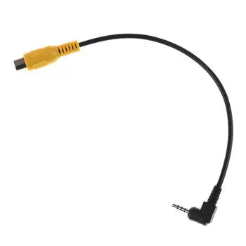 2,5 мм штекер к адаптеру RCA-мама для видеокабеля конвертера GPS AV-In