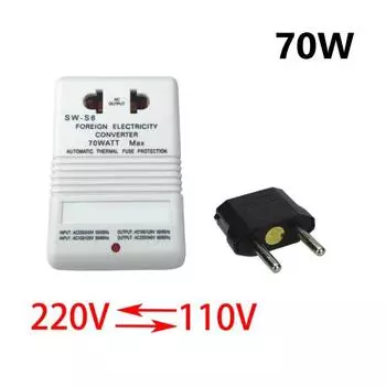 (2,9 х 1,9 х 1,57)\ Преобразуйте 1 ПК 110 В/120 В в 220 В/240 В