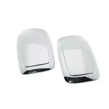 2 Chrome Rearview Mirror Pads For Chevrolet Silverado, Suburban, Tahoe, Gmc Sierra, Yukon