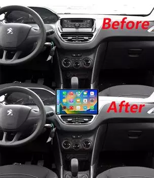 2 Din 4G LTE автомобильный Android радио 13 дюймов для Peugeot 2008 2012-2018 DSP GPS беспроводной Carplay авто мультимедиа стерео Android 10