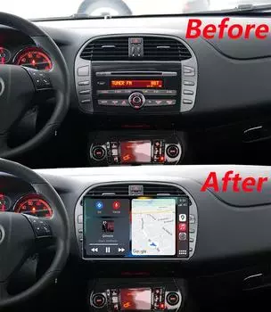 2 Din 4G LTE автомобильный Android радио 13 дюймов для Fiat Bravo 2007-2012 GPS беспроводной Carplay авто мультимедиа стерео для Tesla Stely
