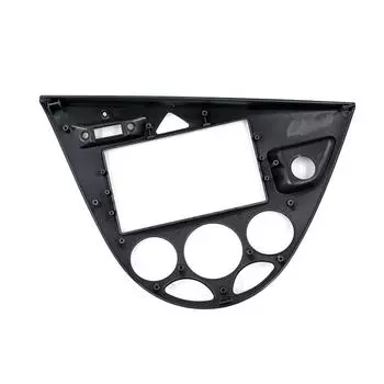 2 Din панель для Ford Focus Mk1 Fiesta LHd Dash Mount Kit Interior Car Radio Surround серебряный